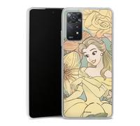 Coque Slim Compatible avec Xiaomi Redmi Note 11 Pro 5G Etui Silicone Ultra Fine Coque en Silicone Ultra Fine Princesses Disney La Belle et la Bête Produit sous Licence Officielle