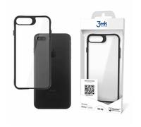 Coque Smartphone 3mk Apple Iphone 7/8/Se 2020/2022 - Satin Armor - Transparent/Black - Tu