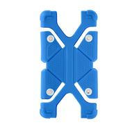 Coque smartphone 4.7 à 5.3 pouces Universel Bumper Silicone bleu Mode Support