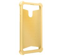 Coque Smartphone 4.7'' à 5.3'' Silicone Gel Coins Renforcés Dos Effet Cuir Doré