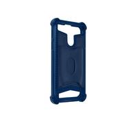 Coque Smartphone 4.7'' à 5'' Souple Coins Bumper Portecarte Amovible Bleu Nuit