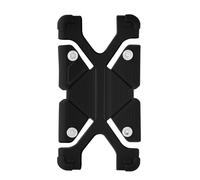 Coque Smartphone 5.3 à 6 pouces Universel Bumper Silicone Gel Noir Mode Support