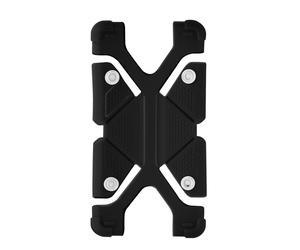 Coque Smartphone 5.3 à 6 pouces Universel Bumper Silicone Gel Noir Mode Support