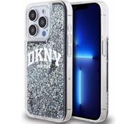 Coque pour iPhone 15 Pro Edition Liquid Glitter Arch Flexible Ultra-Chic Noir