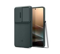 Spigen Spigen Coque Optik Armor Camera slider pour Samsung Galaxy S26 Ultra Abyss Green Vert foncé