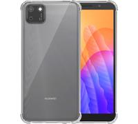 Coque Smartphonica pour Huawei Y5P Transparent antichoc - Coque arrière TPU SIlicone antichoc avec Bumper Transparent