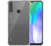 Coque Smartphonica pour Huawei Y6P Transparent antichoc - Coque arrière TPU SIlicone antichoc avec Bumper Transparent