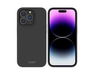 Coque smoothie recy SoSeven iPhone 14 Pro Max Noir TU