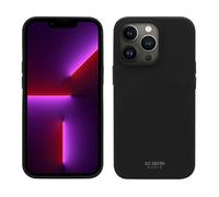 So Seven Smoothie - Coque de protection pour téléphone portable - silicone - noir - pour Apple iPhone 13 Pro Max