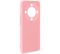 Coque pour Honor Magic 5 Lite 5G Semi-rigide Soft-touch Anti-traces Rose Poudré