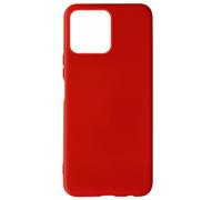 Coque Soft-Touch pour Honor X8 4G en Silicone Semi-rigide Antidérapant Rouge
