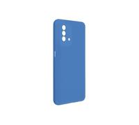 Coque Soft-Touch pour Oppo A74 en Silicone Semi-rigide Antidérapant Bleu