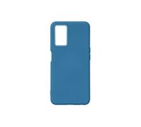 Coque Soft-Touch pour Oppo A96 en Silicone Semi-rigide Antidérapant Bleu