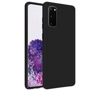 Coque Soft-Touch pour Samsung Galaxy S20 en Silicone Semi-rigide Antidérapant Noir