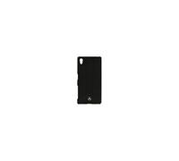 Coque Sony Xpera Z5 Mercedes Cuir perforé véritable Noir - Collection Pure Line
