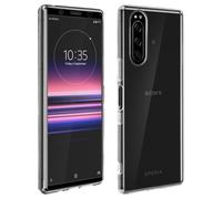 Coque Sony Xperia 5 Silicone et Film Verre Trempé 9H