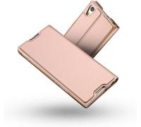 Coque Sony Xperia Xa1,Ultra Mince En Cuir Pu Premium Housse À Rabat Portefeuille Coque [Antichoc Tpu] [Protection Complète] Étui De Protection Bumper Folio À Clapet Pour Sony Xperi[WKE04229]
