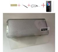 Coque souple en cristal TPU pour SONY Walkman NW ZX500 ZX505 ZX507 - Type Black case and glass