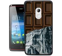 Coque Souple En Gel Noir Pour Acer Z200 Avec Impression Motifs Tablette De Choco