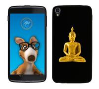 Coque Souple En Gel Pour Alcatel Idol 3 5,5 Avec Impression Motifs Bouddha Or