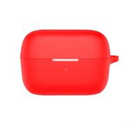 Coque souple en silicone pour Anker C50i Anti-rayures Rouge | Silicone souple absorbant les chocs, empêche les chutes et les chocs, comprend un mousqueton en métal