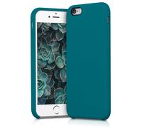 kwmobile Housse Compatible avec Apple iPhone 6 / 6S Coque - Housse de téléphone Protection Souple en TPU Silicone - pétrole Mat