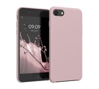 kwmobile Housse Compatible avec Apple iPhone SE (2022) / iPhone SE (2020) / iPhone 8 / iPhone 7 Coque - Housse de téléphone Protection Souple en TPU Silicone - Rose Vintage