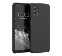 kwmobile Housse Compatible avec Samsung Galaxy A32 5G Coque - Housse de téléphone Protection Souple en TPU Silicone - Noir Mat