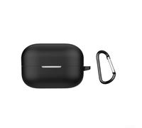 Coque souple en silicone pour Sony LinkBuds Clip WF-LC900 - Coque en caoutchouc résistante aux rayures et aux chocs - pour un ajustement parfait pour les modes de vie actifs (noir)