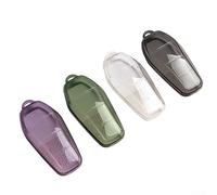 Coque souple en TPU pour clé de voiture BYD Qin Plusdmi Atto 3 Han EV conçue pour absorber les chocs et éviter les dommages causés par les chutes (Transparent)