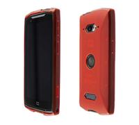 caseroxx TPU-Housse en Rouge pour Crosscall Core-M5 - Protection ajustée