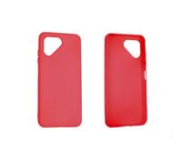 caseroxx Housse de protection TPU compatible avec Fairphone 4, étui en caoutchouc pour téléphone portable rouge