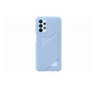 Samsung Card Slot Cover Étui avec Poche pour Carte pour Galaxy A23 5G, Bleu Arctique