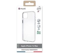 Coque souple Muvit For France iPhone 14 Plus Transparent
