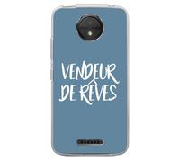 Coque Souple Pour Motorola Moto C Plus Avec Impression Motifs Vendeur De Rêves