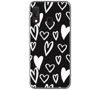 Coque Souple Pour Samsung Galaxy A40 Avec Impression Motifs Love Coeur 2