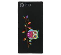 Coque Souple Pour Sony Xperia Xz Premium Avec Impression Motifs Chouette Sur Une