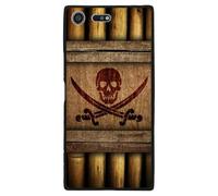 Coque Souple Pour Sony Xperia Xz Premium Avec Impression Motifs Sabre Et Tête D