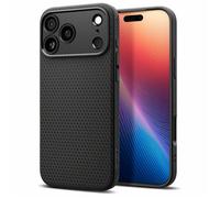 Coque Souple - SPIGEN - Liquid Air - iPhone 17 Pro Max - Noir - Protection Chute - Design Mince