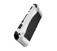 Coque Souple TPU + PC pour Switch 2 - Poignée Ergonomique Anti-Choc avec Fentes Cachées pour Cartes de Jeu & Fenêtre Stand Design - Poignée Confortable pour Mode Portable (Blanc)