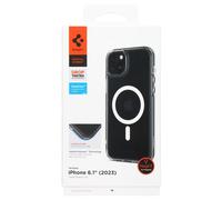 Coque Spigen Crystal Hybrid Pour MagSafe Pour Apple iPhone 15 - Claire
