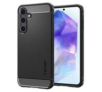 Coque Spigen Rugged Armor pour Samsung Galaxy A55 5G (noir mat)
