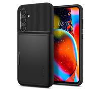 Coque - SPIGEN - Slim Armor CS - Noir - Double protection - Fente pour carte sécurisée