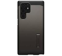 Coque - Spigen - Tough Armor - Samsung Galaxy S22 Ultra - Gris - Double Protection - Semi-Rigide