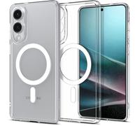 Spigen Coque Ultra Hybrid MagFit Compatible avec Samsung Galaxy S25 Edge Blanc
