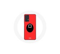 Coque - Squid Game - Samsung Galaxy A32 5G - Souple - Rouge - Masque carré
