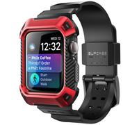 Coque SUPCASE pour Apple Watch 9/8/7/6/SE/5/4 45/44 mm avec bracelet (Unicorn Beetle Pro) [Anti-rayures] [Protection antichoc] Coque robuste pour homm