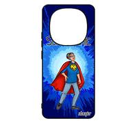 Coque Super Mamie Pour 14 Pro+ Plus 5g /Redmi Note 14 Pro Silicone Naissance Garcon Bleu Bande Dessin¿E Comics Noir Heros De Pour Xiaomi
