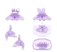 Coque supérieure pour Tamagotchi Paradise Protecteur d'écran, plaque frontale de rechange, bouclier de protection transparent pour console de jeu Tamagotchi Paradise (oreilles en diamant)