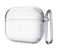 Coque Svanove pour Airpods Pro 3e g n ration transparente paillettes (2021) - Coque scintillante et brillante pour Airpods 3 - Coque souple en